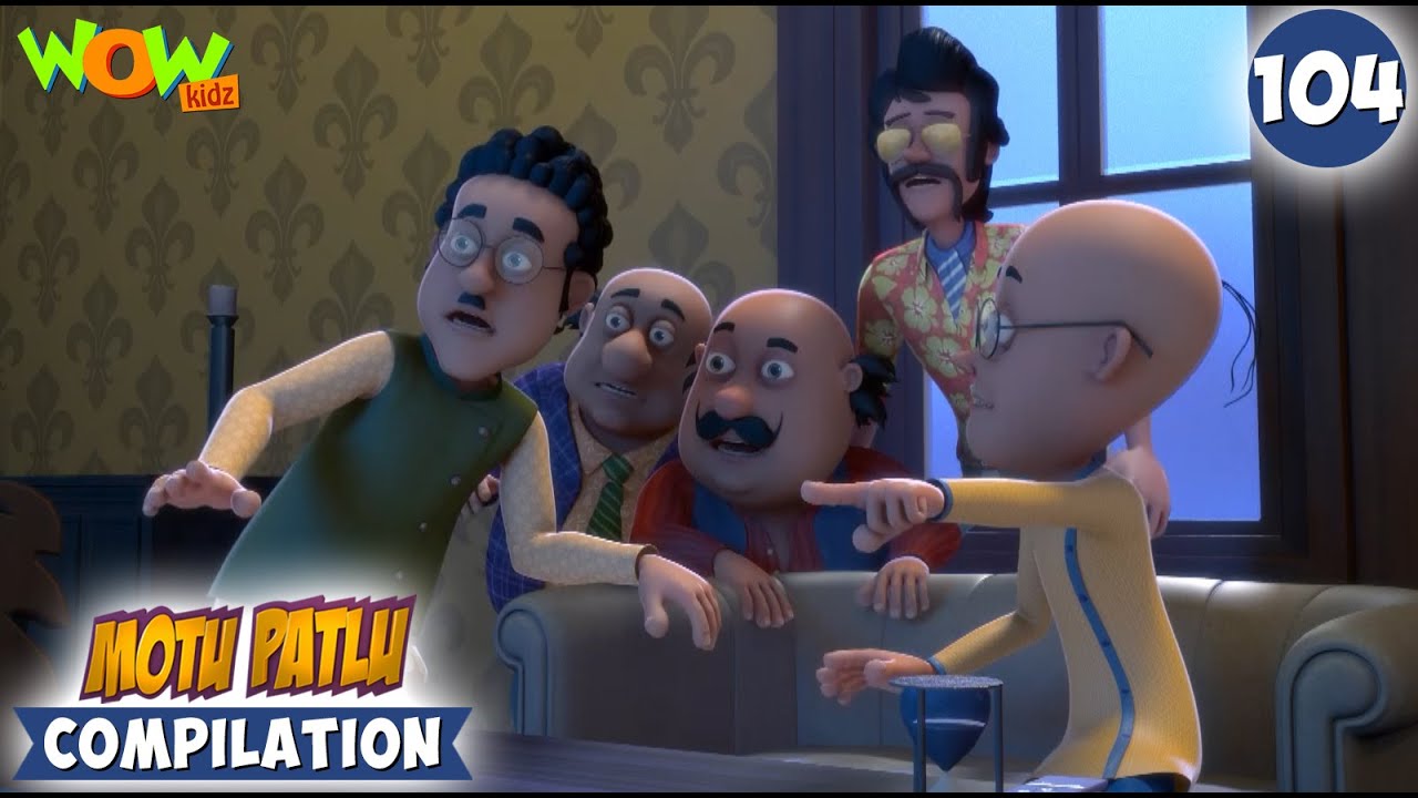 The Lost Train | Motu Patlu Season 13 – Compilation 104 | Motu Patlu New | Cartoons For Kids |#spot