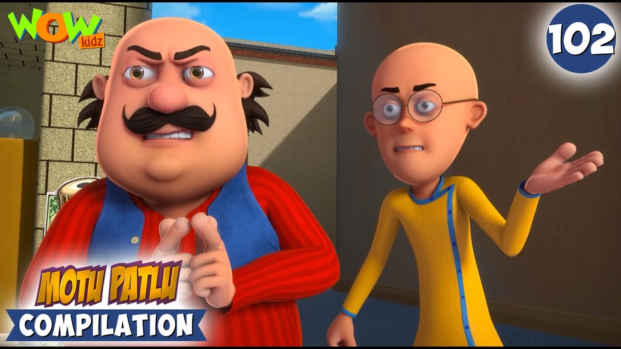 Tabla Classes | Motu Patlu Season 13 Compilation 102 | Motu Patlu New | Cartoons For Kids |#spot